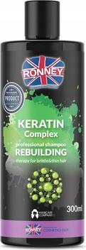 Produktbild Ronney Keratin Complex Professional Shampoo Rebuilding Therapy For Brittle & Thin Hair 300Ml (300 ml, Flüssiges Shampoo)