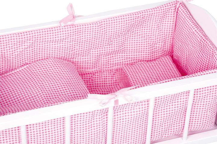 Actual product image small foot Doll bed with wardrobe