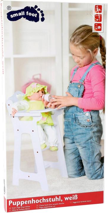 Produktbild small foot Puppenhochstuhl mit klappbarem Tisch