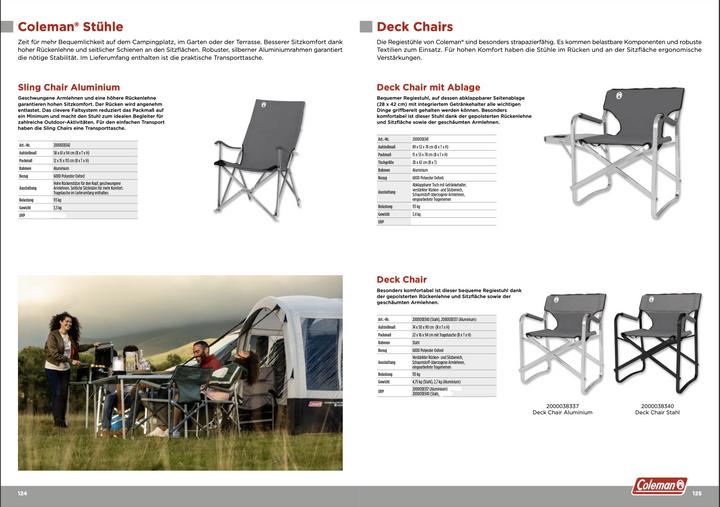 Actual product image Coleman Camping chair