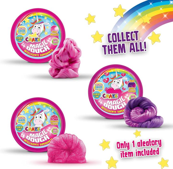 Produktbild Craze Magic Dough 70g Unicorn