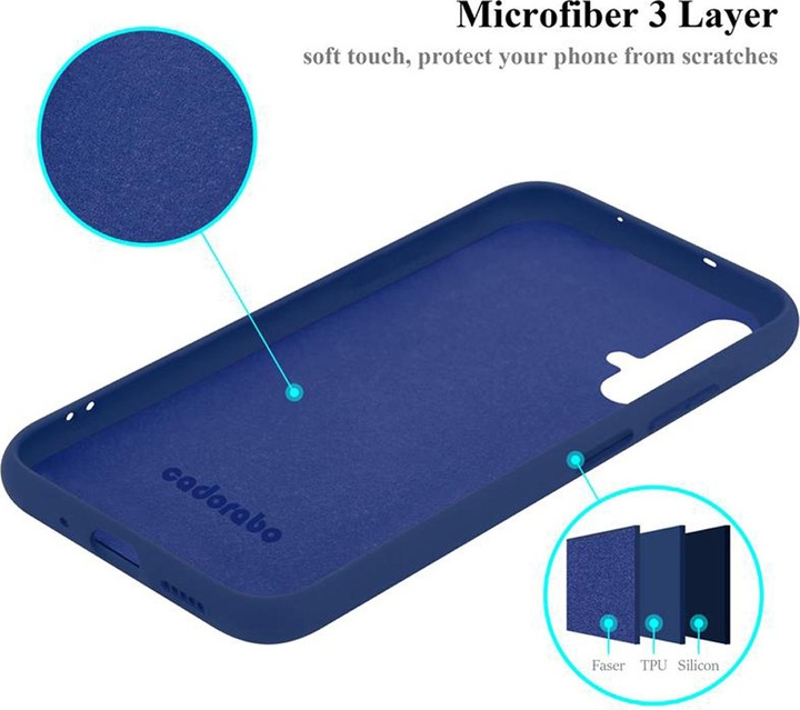 Actual product image Cadorabo TPU Liquid Silicone Case Cover (Huawei Nova 5T, TCL 20S, K20)