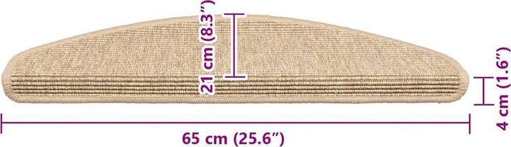 Immagine prodotto vidaXL Stufenmatte (25 x 65 cm)