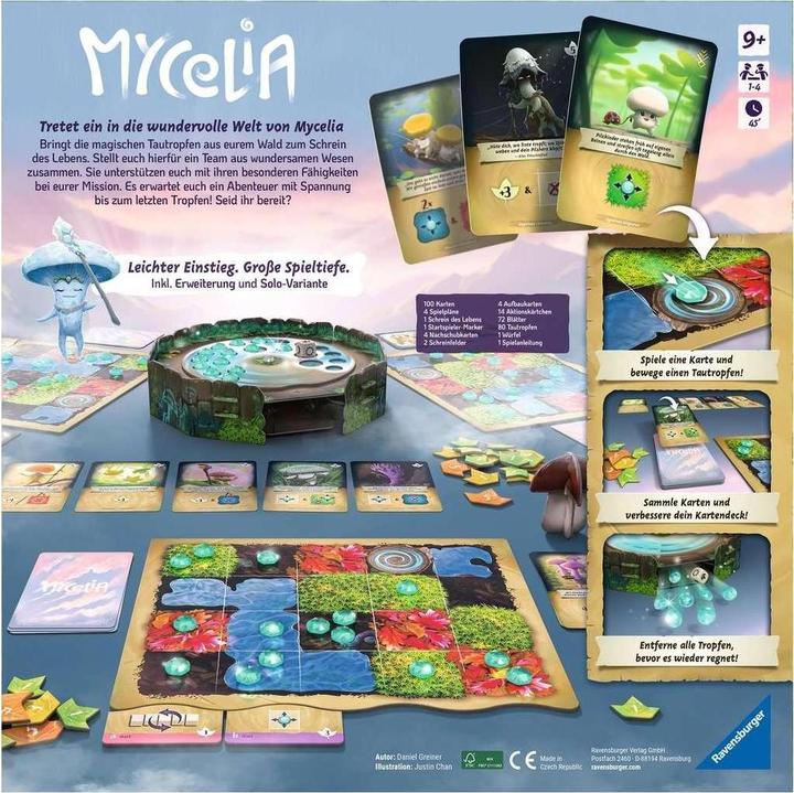 Produktbild Ravensburger Mycelia - Deckbuilding Spiel für Familien (Deutsch, 2 - 4 Spieler)