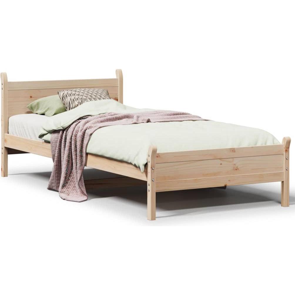 VidaXL, Bett, Bett ohne Matratze (75 x 190 cm)