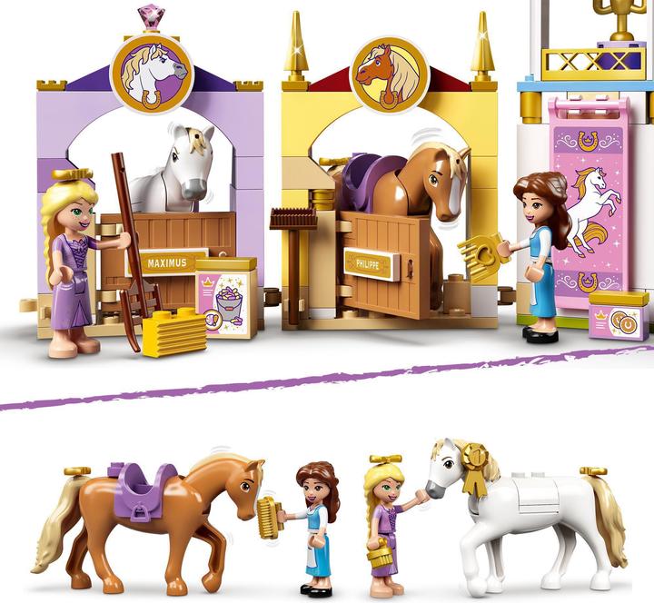 Actual product image LEGO Disney Princess 43195 Belle & Rapunzel horse stable (43195, LEGO Disney)
