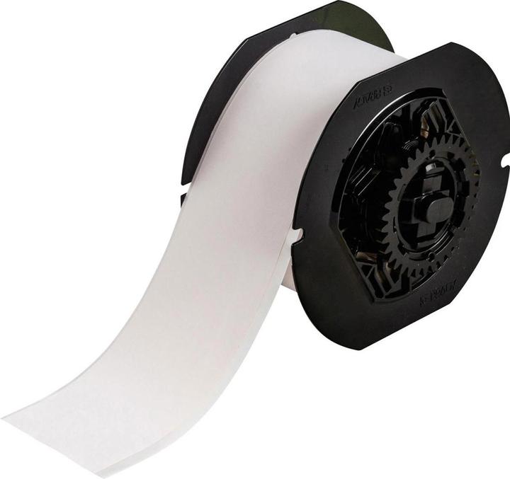 Produktbild Brady B33C-2000-437, Polyvinylfluorid, Weiss, matt, 50.80 mm x 25.91 m, selbstverlöschend, permanen