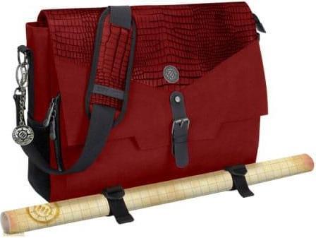Immagine prodotto Enhance Borsa del giocatore di giochi di ruolo da tavolo Edizione da collezione Scaglie di drago rosso