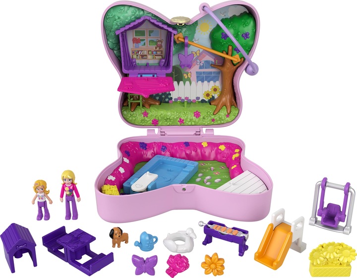Polly Pocket Big Pocket - Jardin des papillons compact