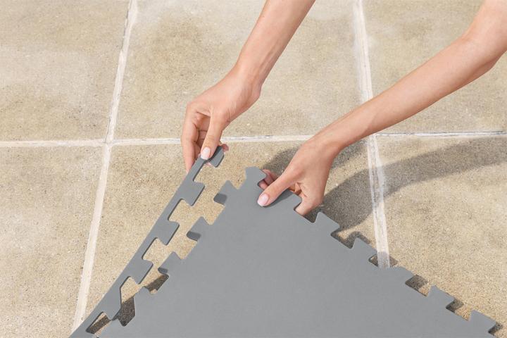 Actual product image Bestway Lay-Z-Spa Xtras floor protection tile set