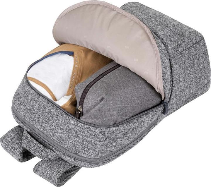 Image du produit Rivacase Sac à dos pour ordinateur portable, Gris clair (15 l)