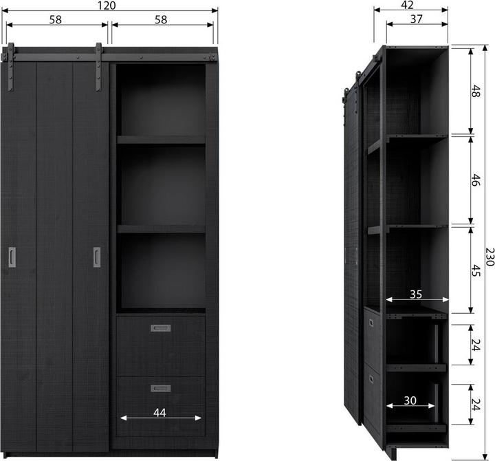 Actual product image Vtwonen Slide Barn (230 x 122 x 37 cm)