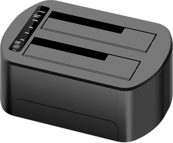 Actual product image CoreParts USB3.0 dual bay HDD clone