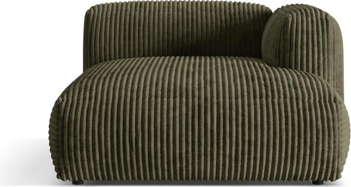 Image du produit Micadoni Chaise longue modulable droite, "Martina", 1 Place, 176x123x75 Fabriqué en Europe (Recamière)