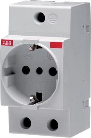 Actual product image ABB Socket outlet REG 250V/AC 16A earthing contact 2CSM110000R0701