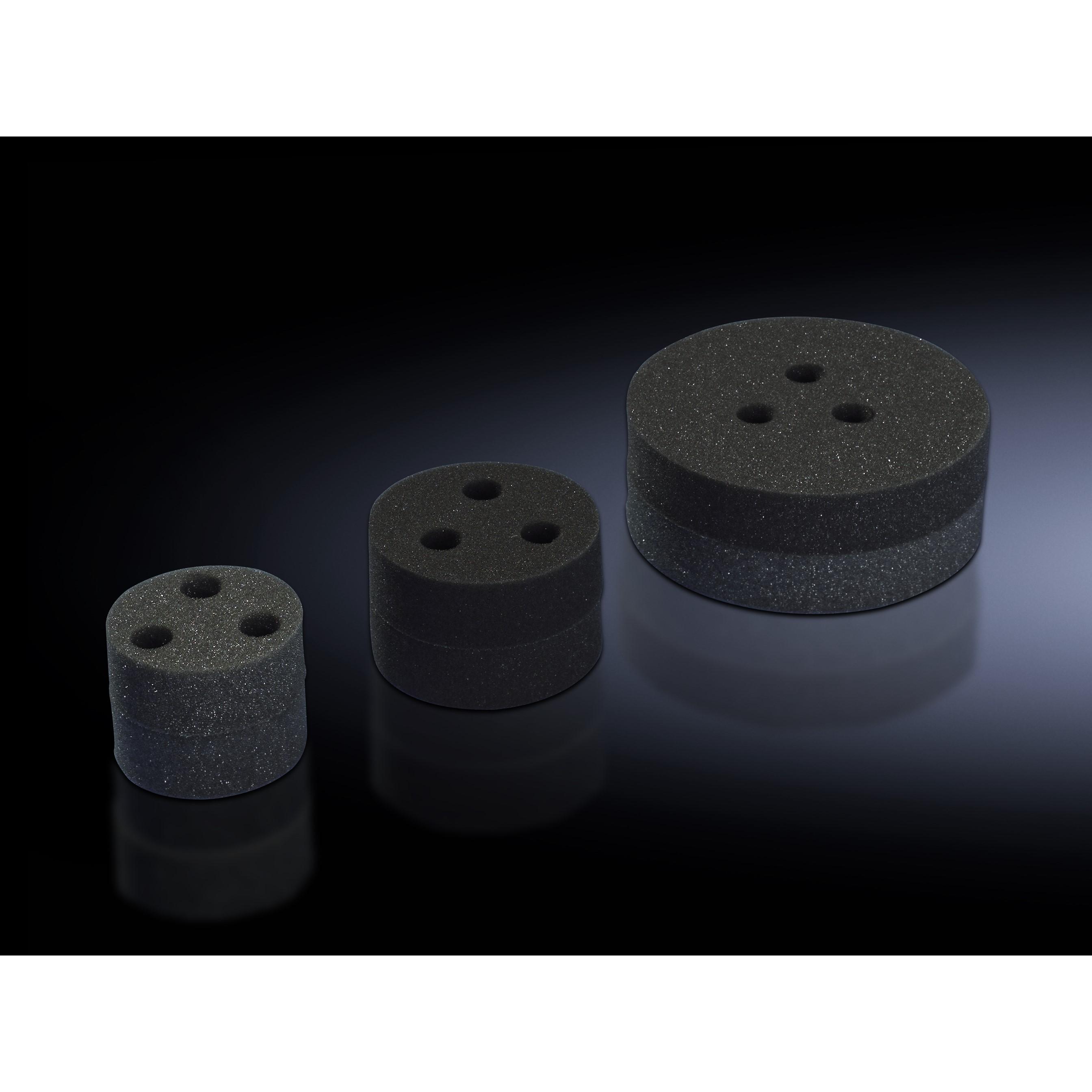 2x Rittal Stoppers for Roof-mounted cooling units and Roof-mounted air/water heat exchangers, Accessori per armadio rack, Nero