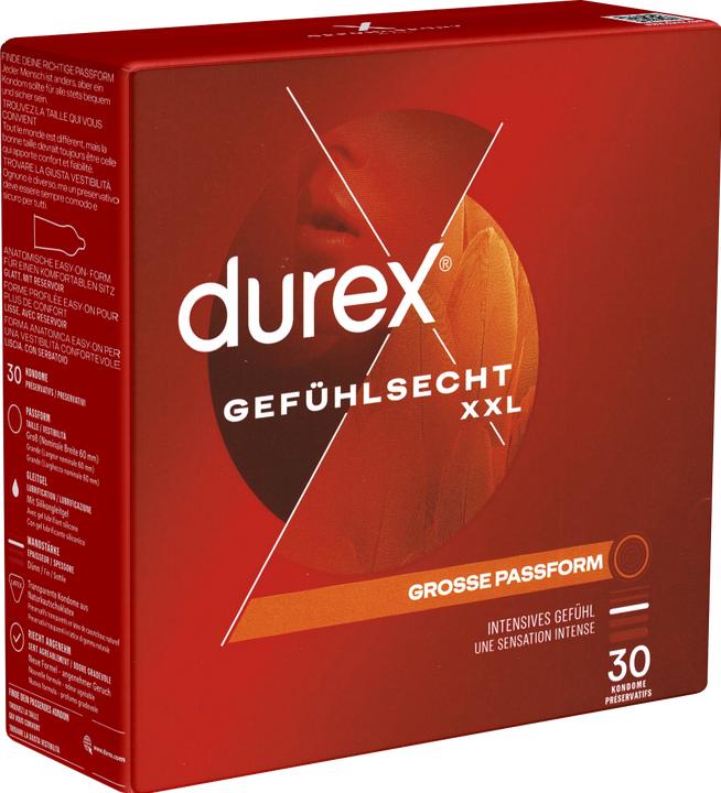 Produktbild Durex Gefühlsecht XXL (30 Stk.)