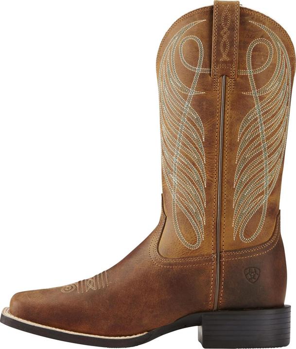 Actual product image Ariat Western Boots Women's Round Up Wide Square Toe (38)
