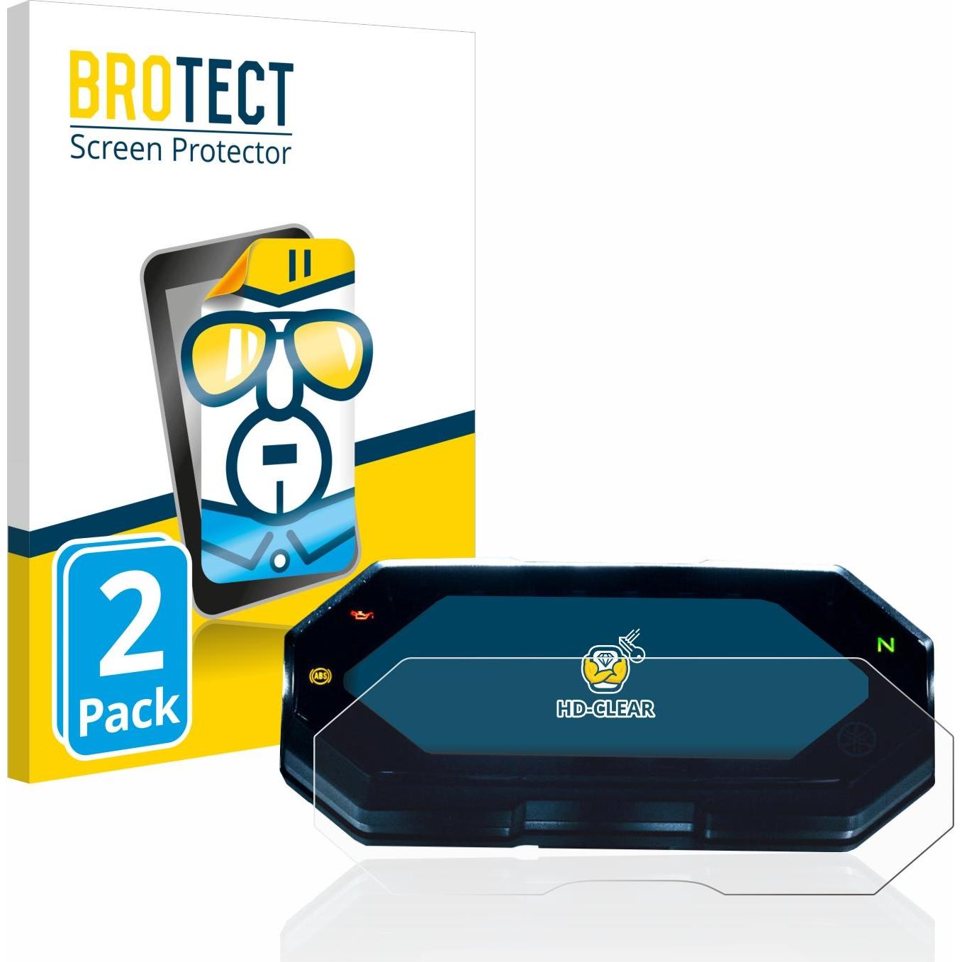 BROTECT, Fahrzeug Navigation Zubehör, Schutzfolie Displayschutz Klar