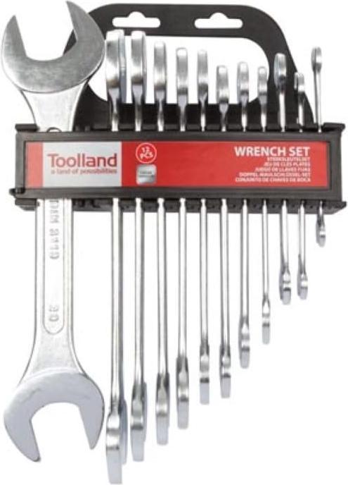 Produktbild Perel 420-R12 Gabelschlüsselset 6-32mm (6 mm, 7 mm, 8 mm, 9 mm, 11 mm, 12 mm, 31 mm, 32 mm, 10  mm, 25 mm, 26 mm, 27 mm, 28 mm, 29 mm, 30 mm, 15 mm, 17 mm, 19 mm, 21 mm, 23 mm, 24 mm, 14 mm, 16 mm, 18 mm, 20 mm, 22 mm, 13 mm)