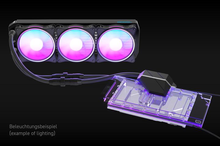Image du produit Alphacool Eiswolf 2 AIO - 360mm RTX 3090 TI Strix/TUF avec plaque arrière