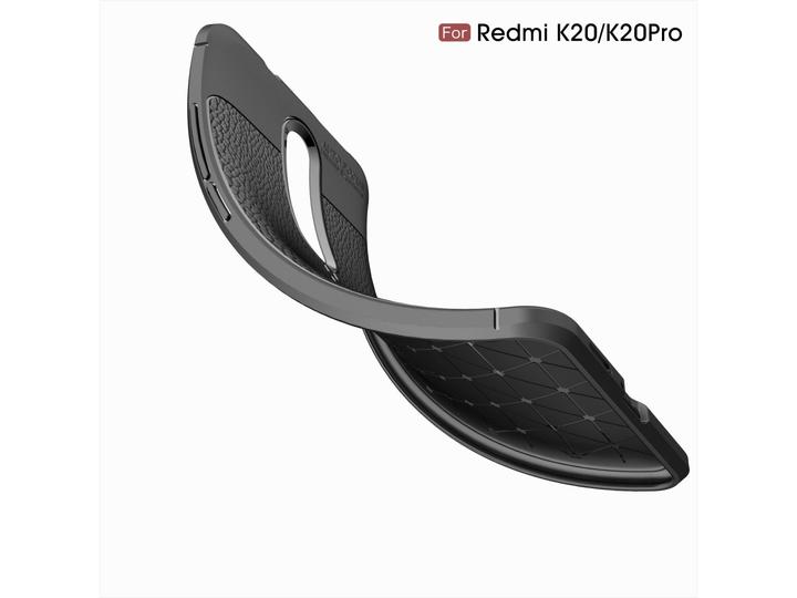 Actual product image Screenguard Xiaomi Mi 9T Case Leather Design TPU Cover (Mi 9T)