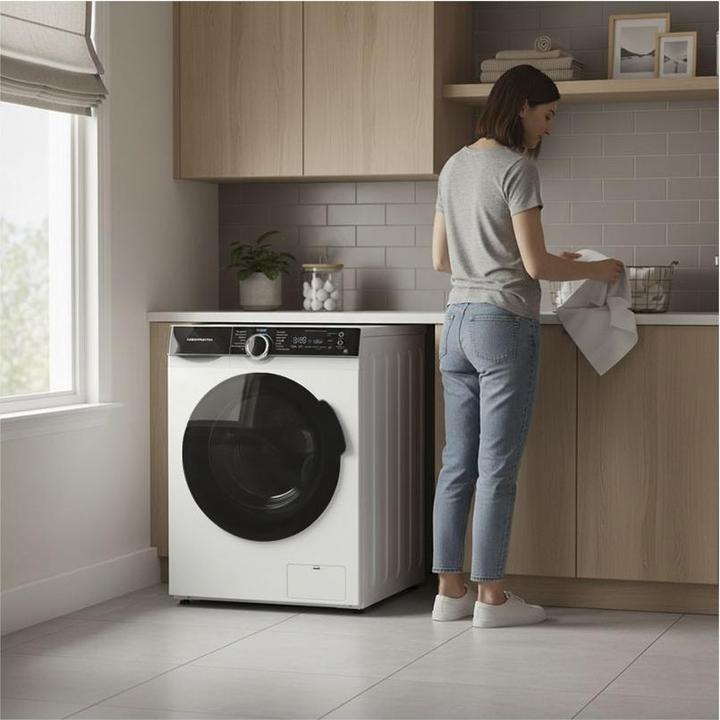 Produktbild Kibernetik FLWS512 FusionLine Waschmaschine 9kg A-40% Klasse Weiss (9 kg, Links)