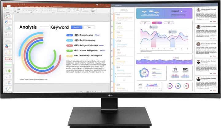 Produktbild LG UltraWide 34BA75QE-B (3440 x 1440 Pixel, 34")