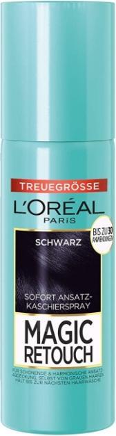 Produktbild L'Oréal Paris L'Oréal, Magic Retouch, Haarwimperntusche, schwarz, 75 ml (Schwarz)