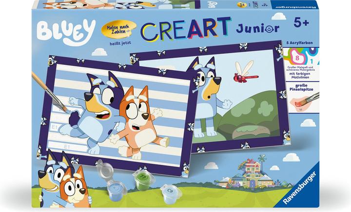 Produktbild Ravensburger CreArt - Malen nach Zahlen 23984 - Bluey - Kinder 5 - 7 Jahre