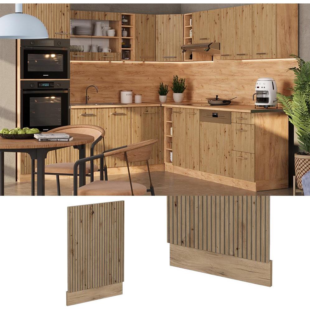 Thumbnail - Vicco Küchenmöbel R-Line, Geschirrspüler Zubehör, Braun