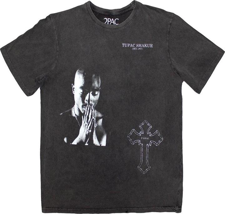 Produktbild Tupac Shakur Photo Cross TShirt (L)