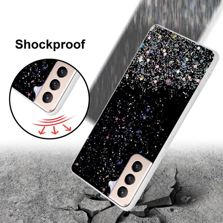 Produktbild Cadorabo TPU Cover funkelnder Glitter (Samsung Galaxy S21+)