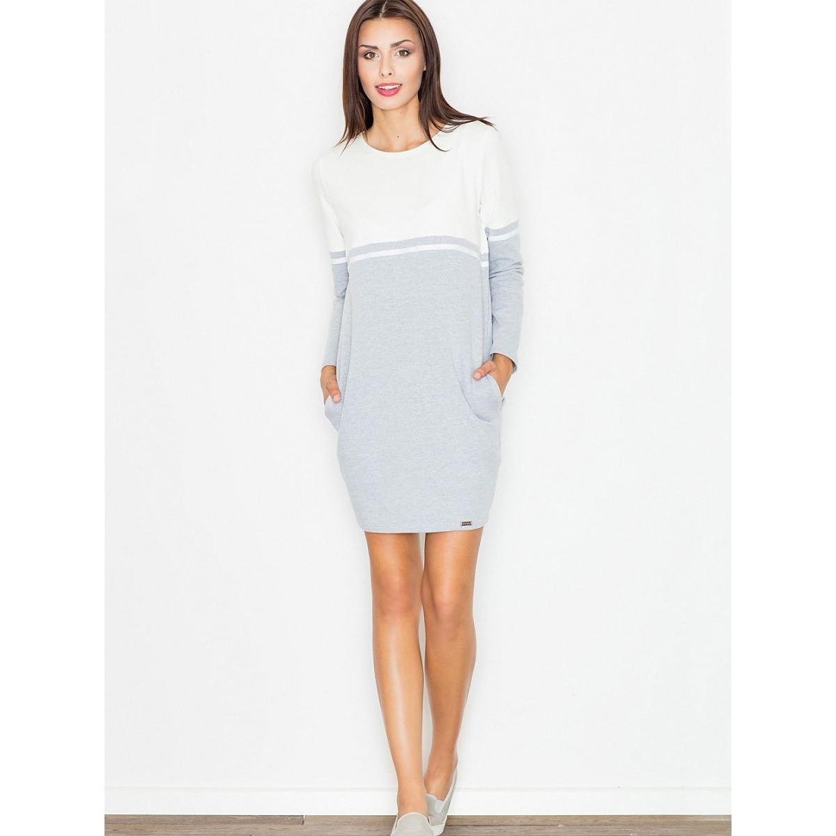 Figl, Damen, Kleider, Alltagskleid, Grau, (XL)
