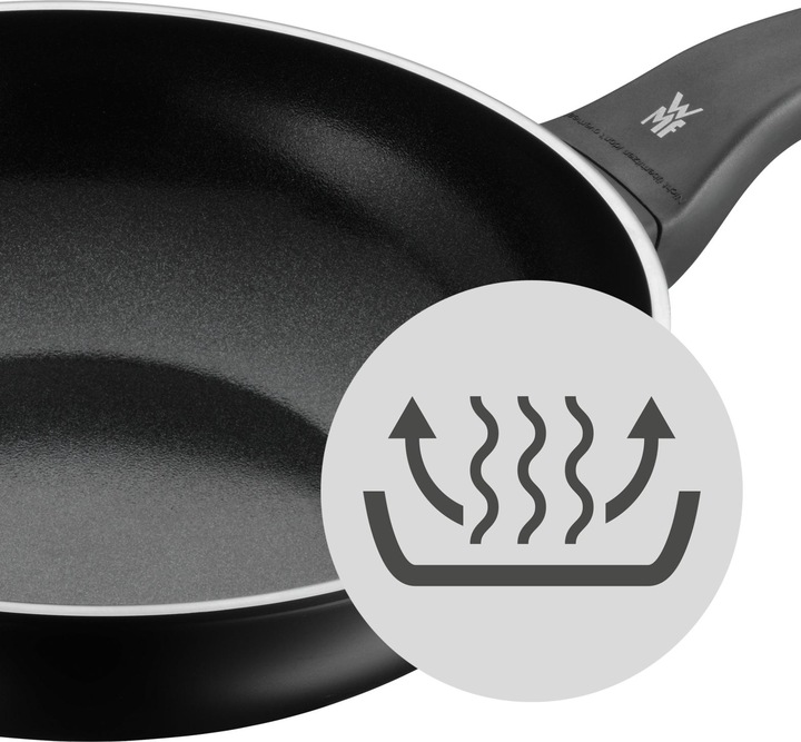 Produktbild WMF Wokpfanne CeraDur PLUS Schwarz (28 cm, Wok Pfanne, Aluminiumguss)