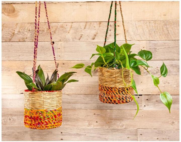 Produktbild Ambiance Technology Artisan Pflanzenkorb, klein assortiert, 12 x 12 cm (12 cm)