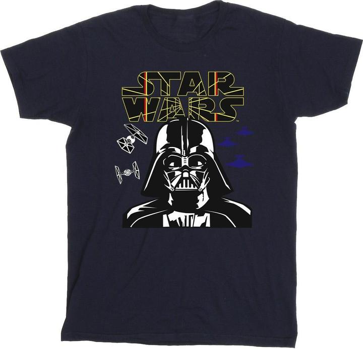 Actual product image Star Wars Mens Darth Vader Comp Logo T-Shirt (XL)