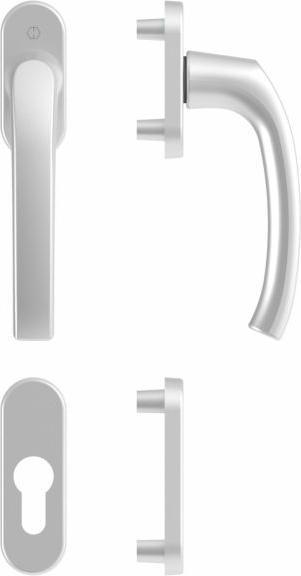 Actual product image Hoppe Flensburg 1/2 BGT external window handle