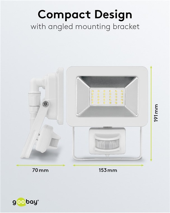 Image du produit Goobay Projecteur d'extérieur à LED (2560 lm, IP44)