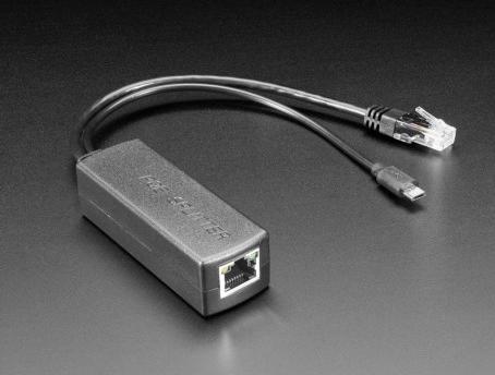 HutoPi PoE-splitter met MicroUSB-stekker - Geïsoleerd 12 W - 5V 2,4 Ampère