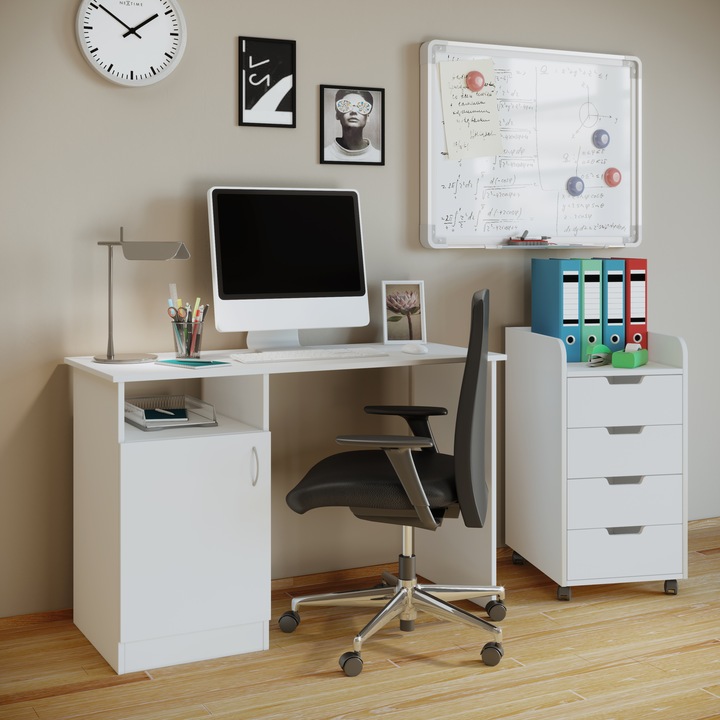 Immagine prodotto VCM Mobile da ufficio in legno Piedistallo Konal Maxi con cassetto (40 x 50 x 74 cm)