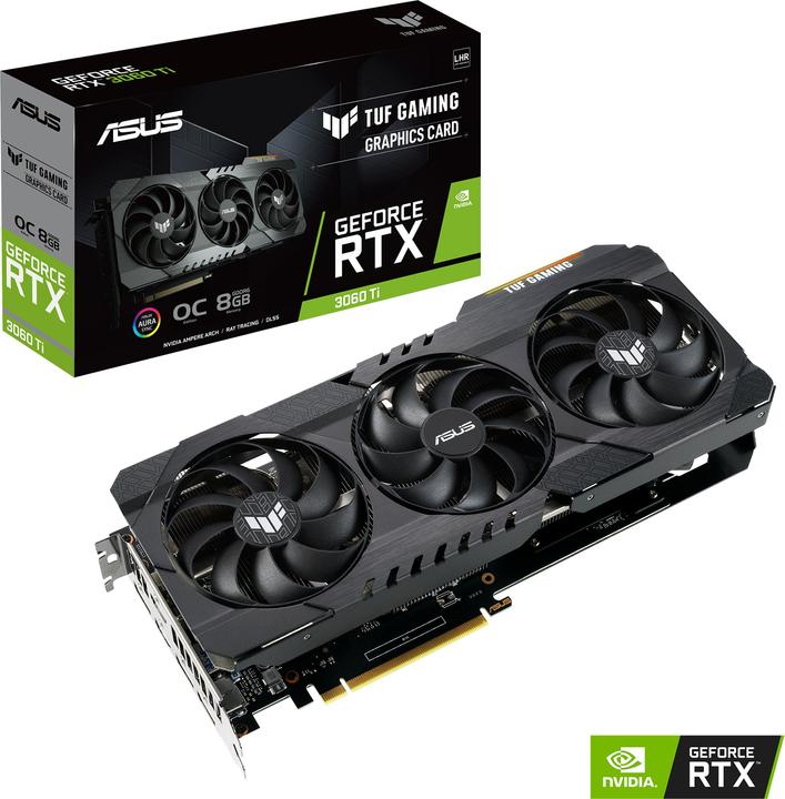 Produktbild ASUS GeForce TUF RTX 3060 Ti O8G-V2 GAMING (8 GB)