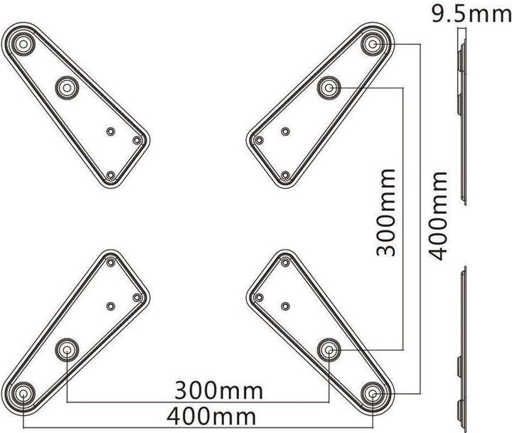 Actual product image PureMounts Pm-Adapt-Dw (Wall, 30 kg)