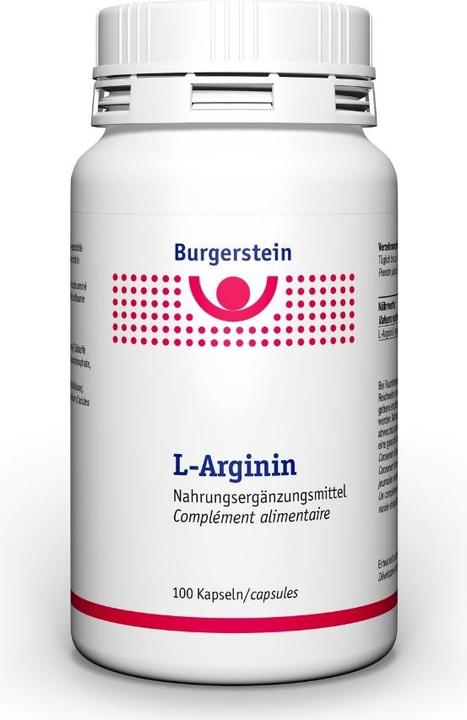 Actual product image Burgerstein L-Arginine (100 pcs., Capsules, 200 g)