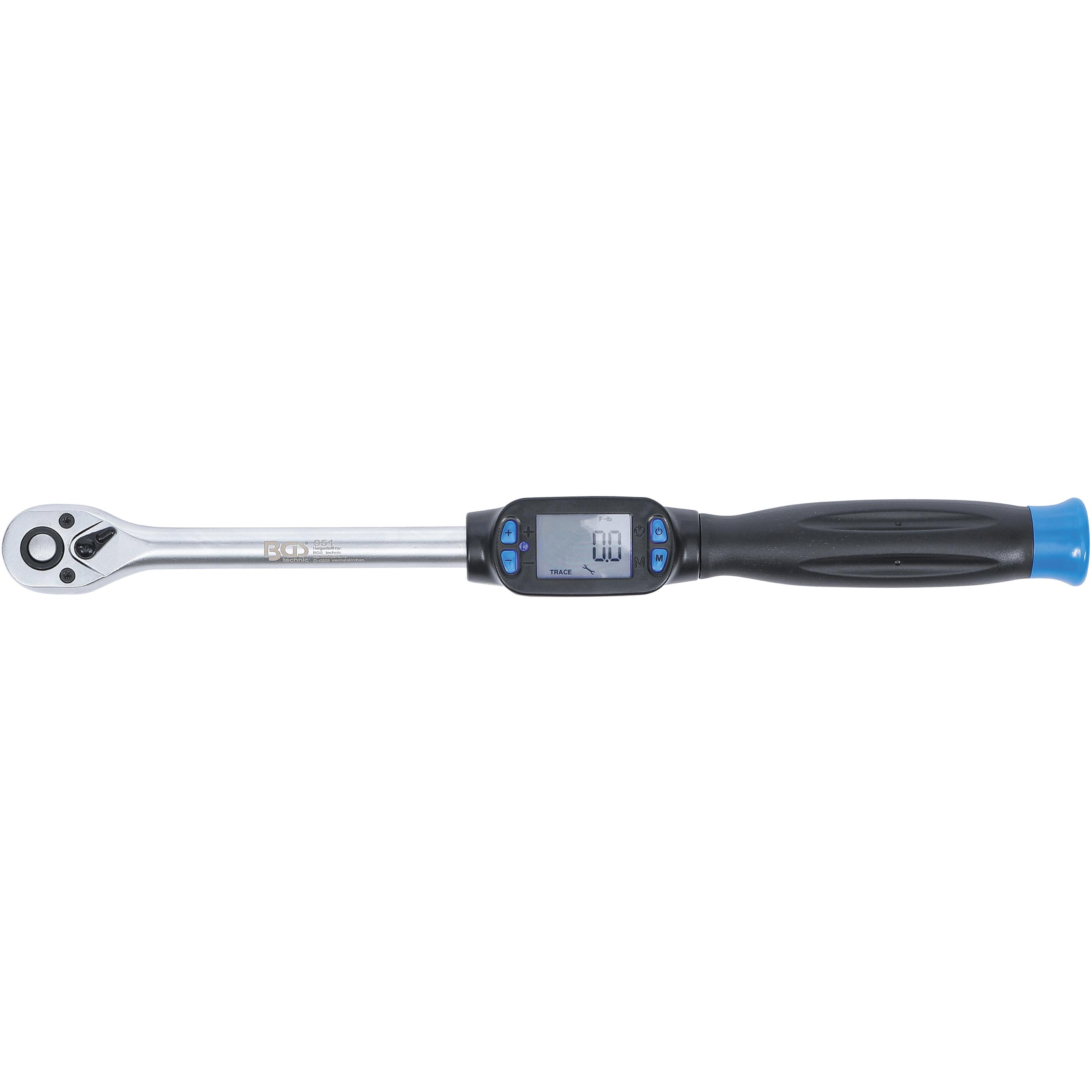 Thumbnail - BGS, Drehmomentschlüssel, Digitaler Drehmomentschlüssel Abtrieb Aussenvierkant 10 mm (3/8") 27 - 135 Nm (3/8", 27 Nm, 13...