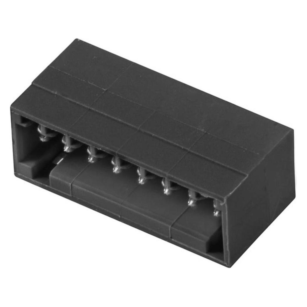 Weidmüller Stiftgehäuse-Platine SL Polzahl Gesamt 12 Rastermass 2.5 mm 2439850000 75 St., Elektronikkabel + Stecker, Schwarz
