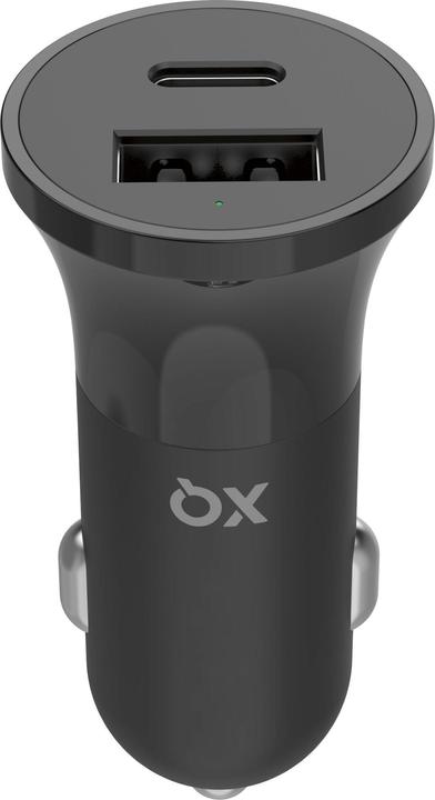 Actual product image Xqisit NP Car Charger PD27W Dual USB-A & USB-C
