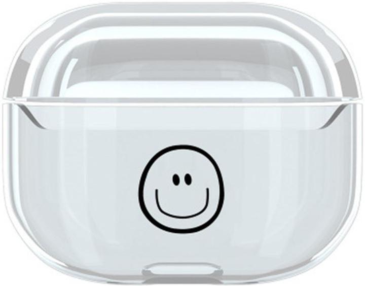 Actual product image PhoneLook Coque Pro transparent Black Smiley (Headphone sleeve)