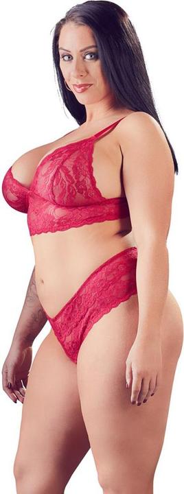 Image du produit Cottelli Collection Soutien-gorge et string ouvert (XL)