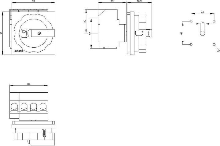 Actual product image Siemens Main/Emergency-Off Switch